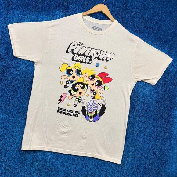 The Powerpuff Girls “Sugar, Spice, and Everything Nice” Graphic Cartoon T-Shirt - Picture 3 of 4